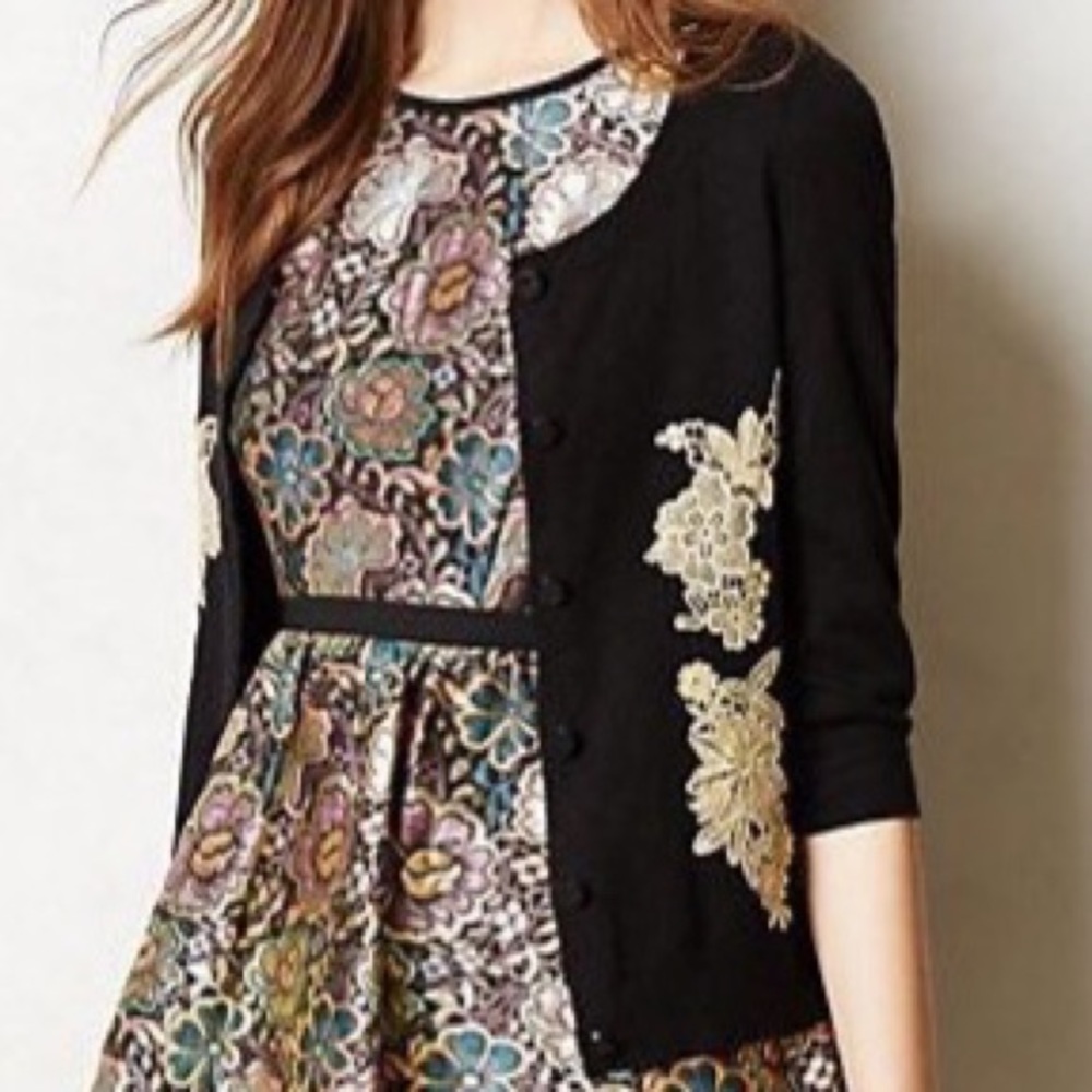 Anthropologie Celosia Cardigan